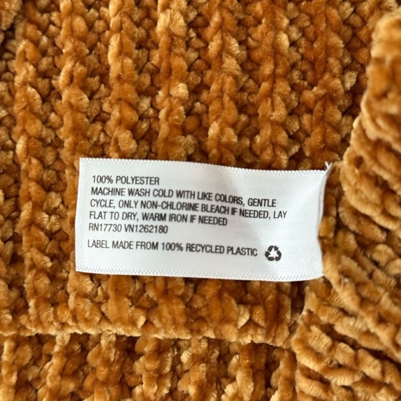 A New Day Mustard Chenille Sweater β Size S π - Picture 4 of 4